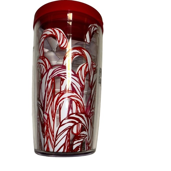 TERVIS Tumbler 16 oz Candy Canes Christmas Holidays with red Lid - Picture 1 of 4